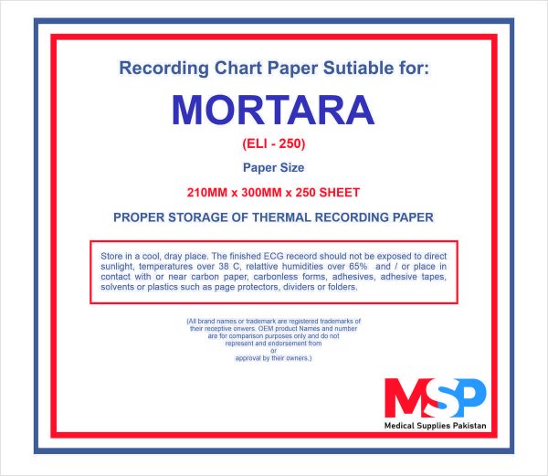 ELI 250 MORTARA ECG Paper Z Fold