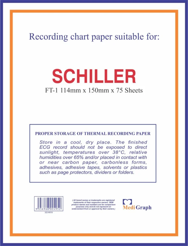 Schiller ECG Paper FT 1 Price in Pakistan